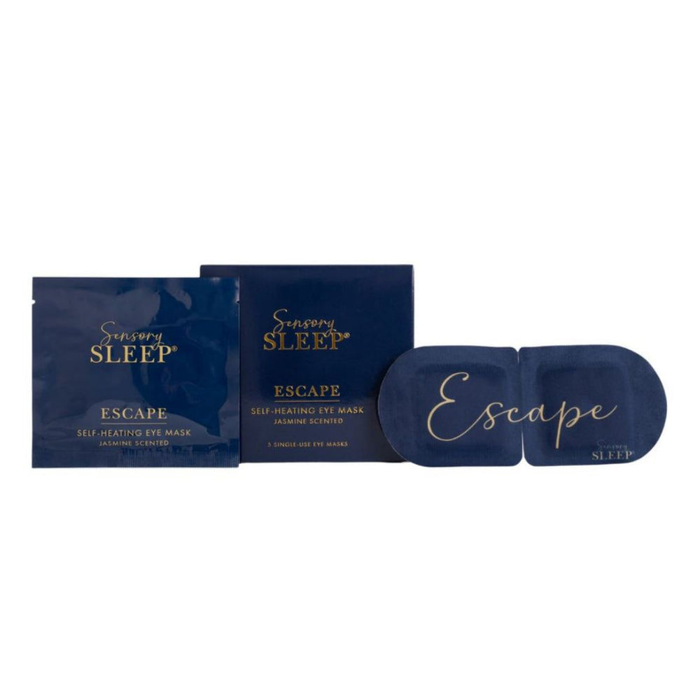 Sensory Sleep 'Escape' Self-Heating Eye Masks (Jasmine Scented) (pack of 5 masks)